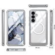 Case for Samsung Galaxy S25 FE, Shockproof, with glass, for MagSafe, grey