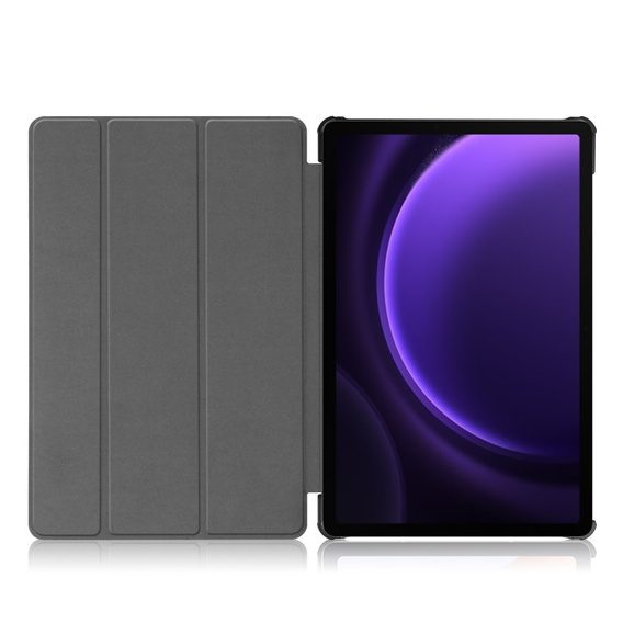Case for Samsung Galaxy Tab S9 FE, Tri-fold, pink rose gold