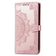 Flip case for Oppo A40 / Oppo A40m, Mandala, pink rose gold
