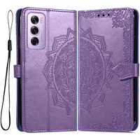 Flip case for Oppo Reno 12, Mandala, purple