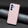 Flip case for Samsung Galaxy A54 5G, Wallet Litchi Magnet, pink rose gold