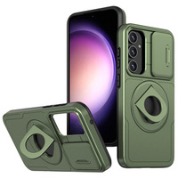 Case for Samsung Galaxy S23 FE, Military Magnet, for MagSafe, green