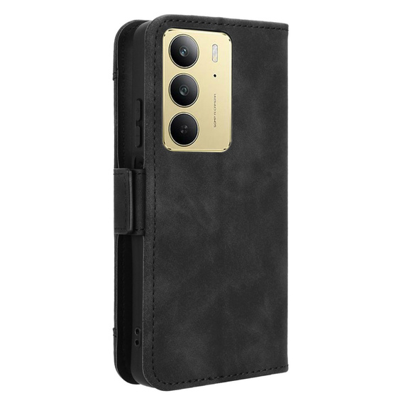 Flip case for Realme 14X / Realme C75, Card Slot, black