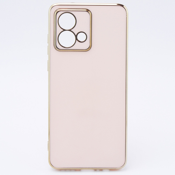 Case for Motorola Moto G84 5G, Glamour CamShield, pink rose gold