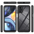Case for Motorola Moto G22, Shockproof, with film, blue