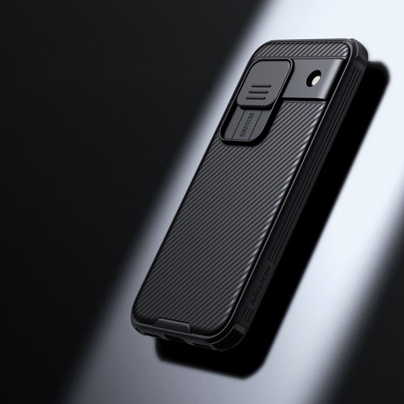 NILLKIN Case for Google Pixel 8A, Silicone CamShield Case for MagSafe, black