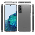 Case for Samsung Galaxy S21+ Plus, Fusion Hybrid, transparent