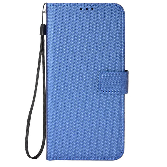 Flip case for Samsung Galaxy M55 5G, Wallet Smart Magnet, blue