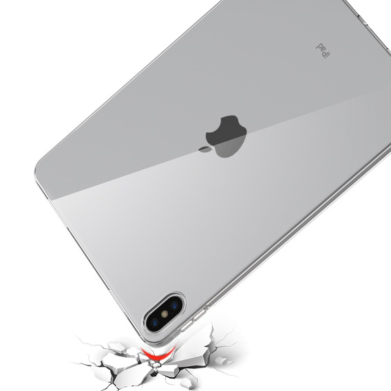 Case for iPad 10.9 2022 10 Gen, Silicone, transparent