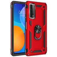 Armor Case for Huawei P Smart 2021, Nox Case Ring, red
