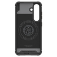 The Spigen Case for Samsung Galaxy S25, Core Armor MagSafe, black + 9H Tempered Glass