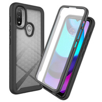 Case for Motorola Moto E20, Shockproof, with film, blue