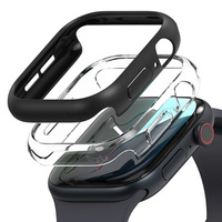 Ringke Case for Samsung Galaxy Watch 6 Classic 47mm, Slim, 2-Pack, Clear/Black