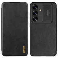NILLKIN flip case for Samsung Galaxy A56, CamShield Qin Pro, leather, black