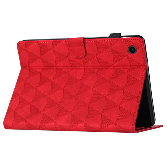 Case for Lenovo Tab M10 Plus 10.6 Gen 3 TB-125F TB-128F, Classic, with space for stylus, red