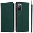 Leather case for Samsung Galaxy S20 FE, ERBORD Grain Leather, green