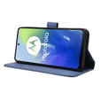 Flip case for Motorola Moto G24 / G24 Power / G04, Wallet Smart Magnet, blue