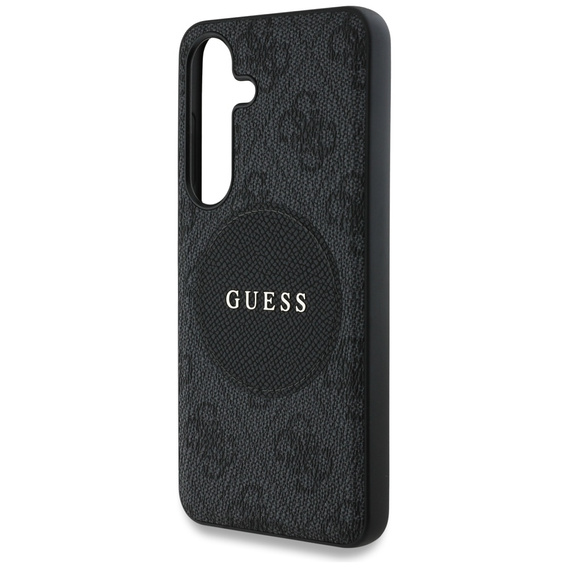 GUESS 4G Circle Classic Logo MagSafe case for Samsung Galaxy S25