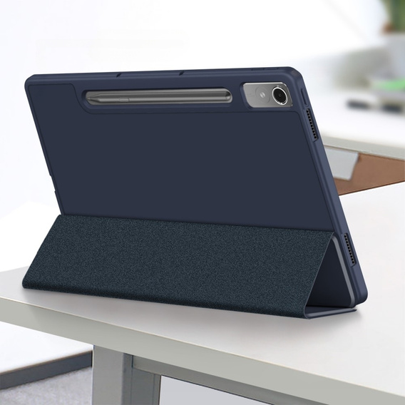 Case for Lenovo Tab P12, Smartcase with stylus space, dark blue