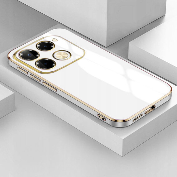 Case for Infinix Note 40 Pro, Glamour CamShield, white