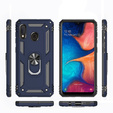 Armor Case for Samsung Galaxy A20E, Nox Case Ring, blue