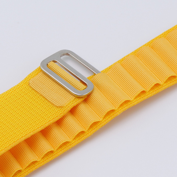 Nylon Strap for Apple Watch 1/2/3/4/5/6/7/8/SE/ULTRA 42/44/45/49mm, Yellow