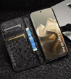 Flip case for Motorola Edge 60 Pro, Wallet Rhombus, black