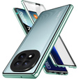 Case for Xiaomi Redmi Note 14 Pro, Magnetic Dual Glass, green