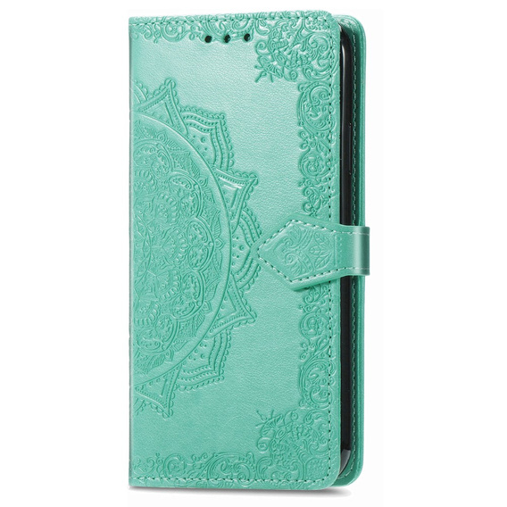 Flip case for Xiaomi Poco F4 GT, Mandala, green