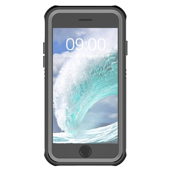 Case for iPhone 6/6S/7/8/SE 2020/SE 2022, Shockproof, with film, black