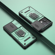 Case for Xiaomi Redmi Note 13 5G, KickStand Camera Lens, green