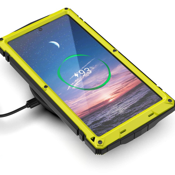 Armored case for Samsung Galaxy S25 Ultra, R-JUST, yellow
