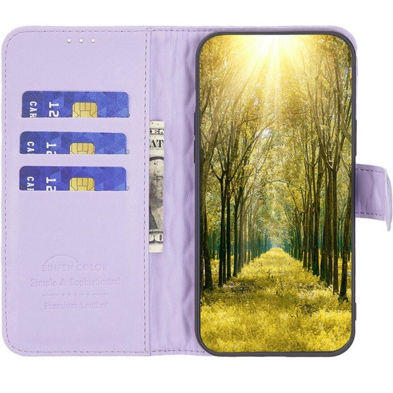 Flip case for Samsung Galaxy A05s, Wallet, BINFEN COLOR, purple