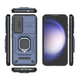 Case for Samsung Galaxy S24, KickStand Camera Lens, blue