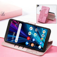 Flip case for T Phone 2 5G, Butterfly, pink rose gold