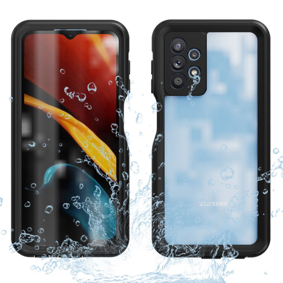 IP68 Waterproof Case for Samsung Galaxy A13 4G, SHELLBOX, black
