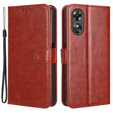Flip case for Oppo A17, Crazy Horse Wallet, brown