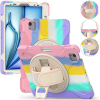 Armored Case for Apple iPad Air 11" 6 gen. 2024 (A2902, protective 360 with stylus slot, multicolor