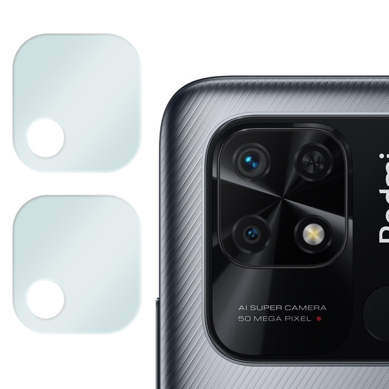 2x ERBORD tempered glass for camera to Xiaomi Redmi 10C