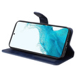 Flip case for Samsung Galaxy A34 5G, Leather Wallet, dark blue