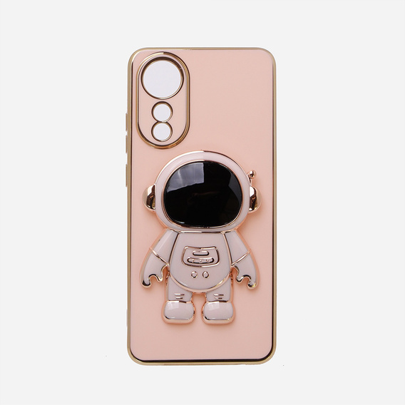 Case for Oppo A78 4G, Astronaut, pink rose gold
