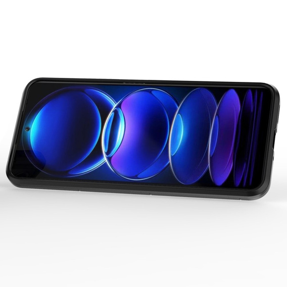 Case for Xiaomi Redmi Note 12 5G / POCO X5 5G, Kickstand Ring, black