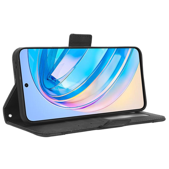 Flip case for Honor X8a 4G, Card Slot, black