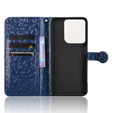 Flip case for Motorola Moto G86 Power 5G, Wallet Rhombus, blue