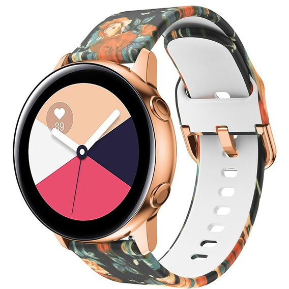 Smooth strap for Samsung Galaxy Watch Active 22mm, Rose