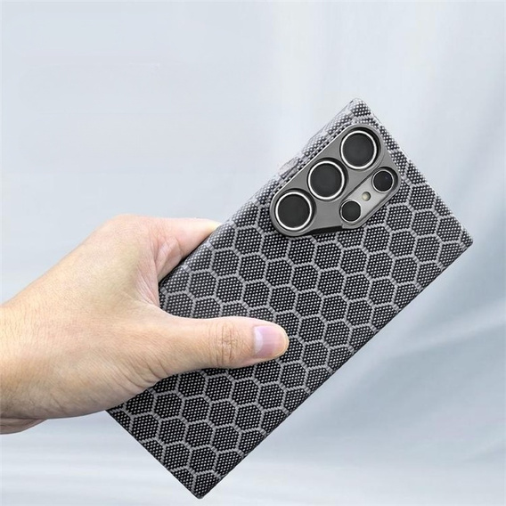 Case for Samsung Galaxy S24 Ultra, Aramid Fiber MagSafe, black