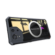 Case for ASUS ROG Phone 8 Pro, with magnetic sheet, transparent / black