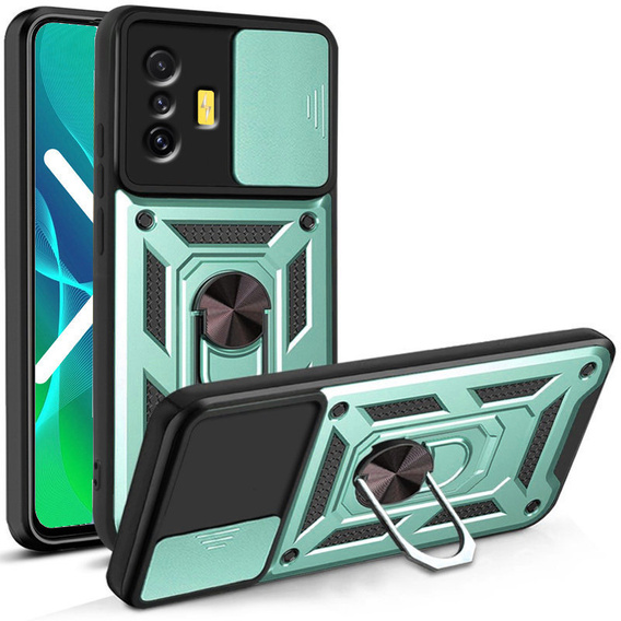 Case for Xiaomi Poco F4 GT, CamShield Slide, green