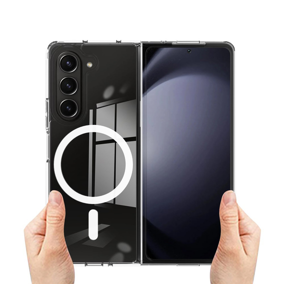 Case for Samsung Galaxy Z Fold6 5G, Fusion Hybrid, for MagSafe, transparent