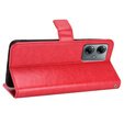 Flip case for Motorola Moto G14, Crazy Horse Wallet, red